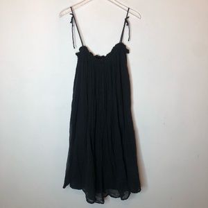 Mes Demoiselles Tiered Black Sundress  Size 38